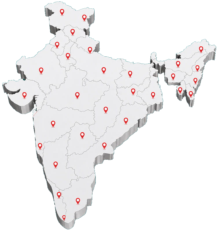 India Map WallX Presence