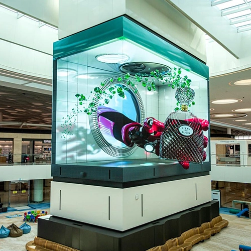 3D Anamorphic LED Display (L-Shape)